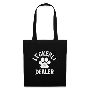Hundebesitzer lustiger Spruch Hund Geschenk Idee - Stoffbeutel - Schwarz - Vorne