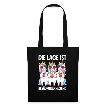 La situation est l’ivresse - Sac en tissu - noir - Devant
