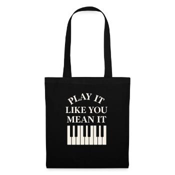 Classical Pianist Piano Life Music Recital - Tote Bag - black - Front