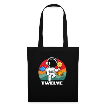 Astronaut Twelve Birthday Adventure - Tote Bag - black - Front
