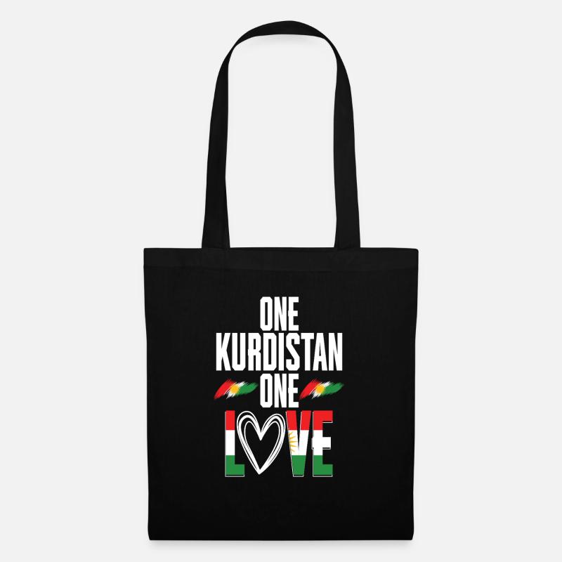 Kurdistan Kurde Kurden - Stoffbeutel - Schwarz