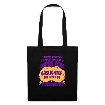 Allume-gaz Gaslighting - Sac en tissu - noir - Devant