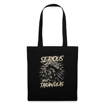 Serious About Tarantulas Pet Spider Owner - Tote Bag - black - Front