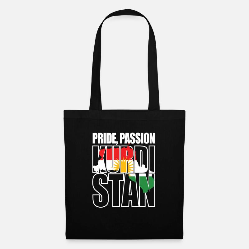 Pride Passion Kurdistan Kurde Kurden - Stoffbeutel - Schwarz