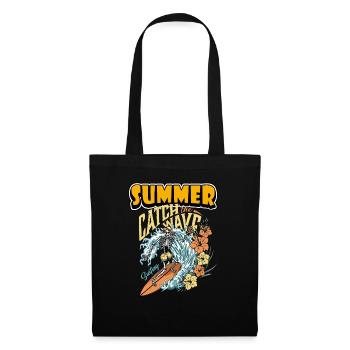 Summer Catch the Wave - Tote Bag - black - Front