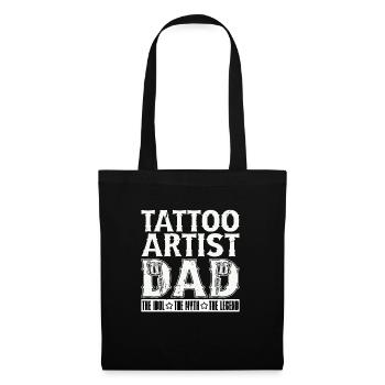 Tattoo Artist Dad The Idol The Myth Tattoo Arts - Tote Bag - black - Front