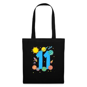Space adventure for 11-year-old explorers - Tote Bag - black - Front