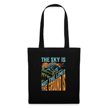 Skydiving The Sky Is Not The Limit Skydiving Lover - Tote Bag - black - Front