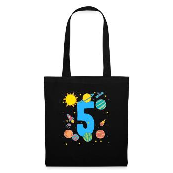 Five Years of Space Adventure - Tote Bag - black - Front