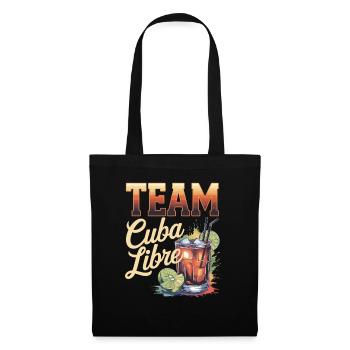 Cocktail Bartender Team Cuba Libre - Sac en tissu - noir - Devant