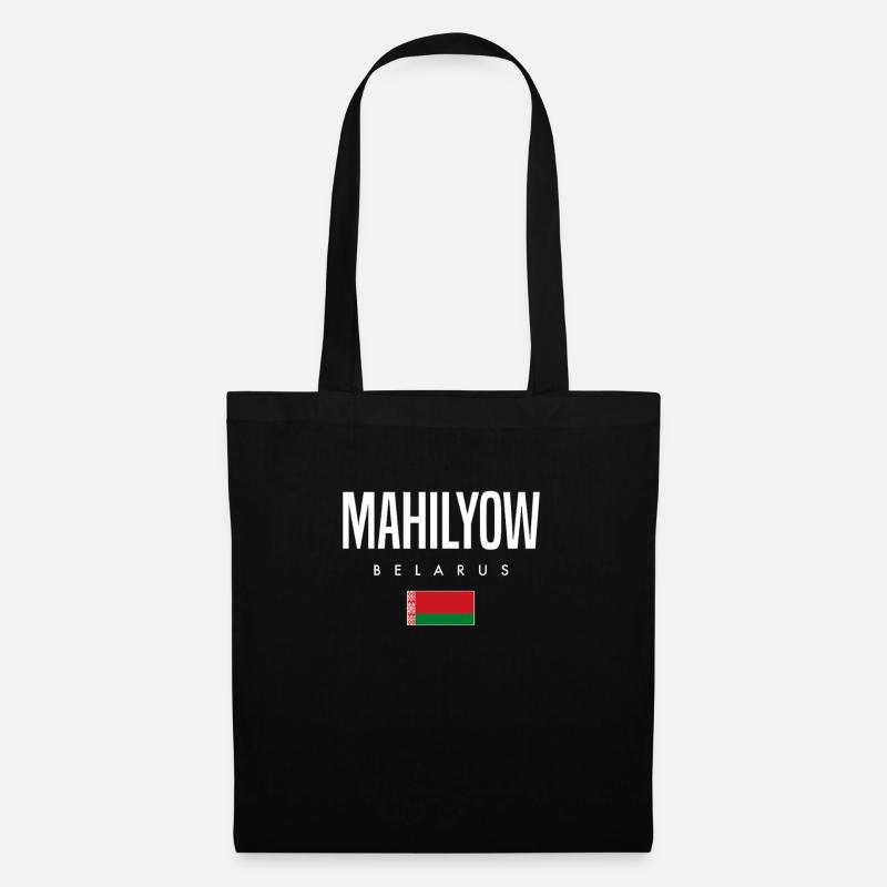 Mahilyow Belarus Weißrussland - Stoffbeutel - Schwarz