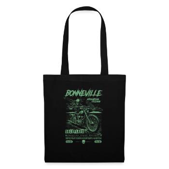 Bonneville Salt Flats Moto Vintage Biker - Sac en tissu - noir - Devant