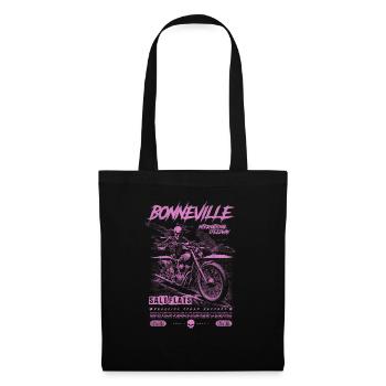 Bonneville Salt Flats Moto Vintage Biker - Sac en tissu - noir - Devant