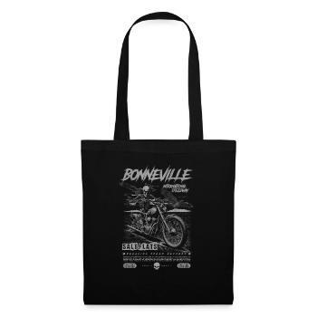 Bonneville Salt Flats Moto Vintage Biker - Sac en tissu - noir - Devant