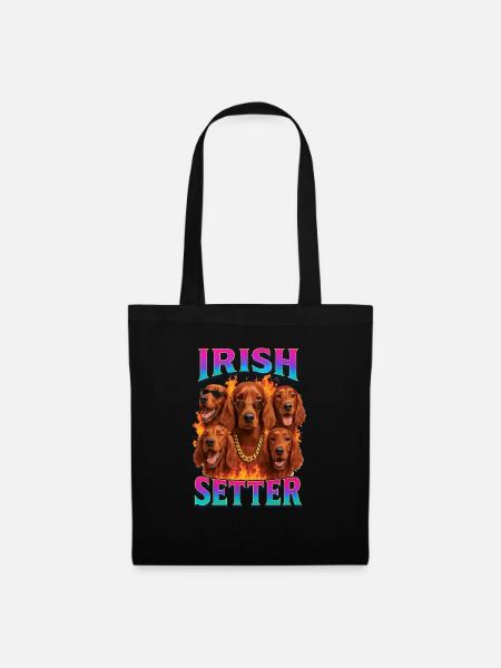 Irish Setter - Stoffbeutel - Schwarz