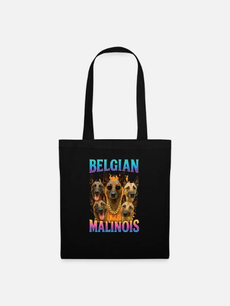Belgischer Malinois - Stoffbeutel - Schwarz