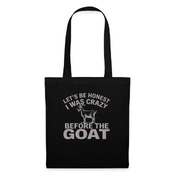 Für Ziegenliebhaber For Goat Lovers - Stoffbeutel - Schwarz - Vorne