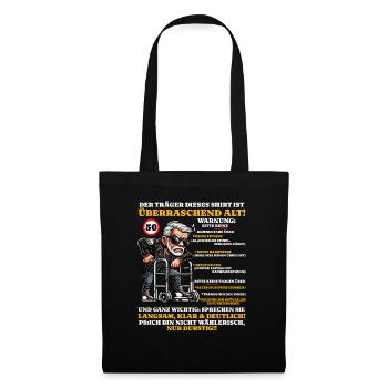 Anniversaire 50 ans Étonnamment vieux hommes - Sac en tissu - noir - Devant