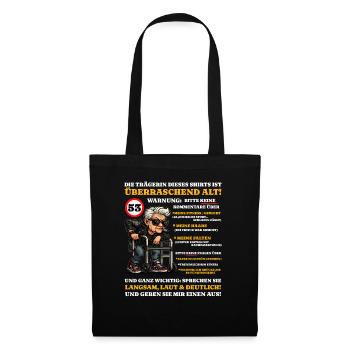 Birthday 53 years Surprisingly old - Tote Bag - black - Front