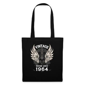 Vintage Rockin' depuis 1964, 61 ans d’indémodable - Sac en tissu - noir - Devant