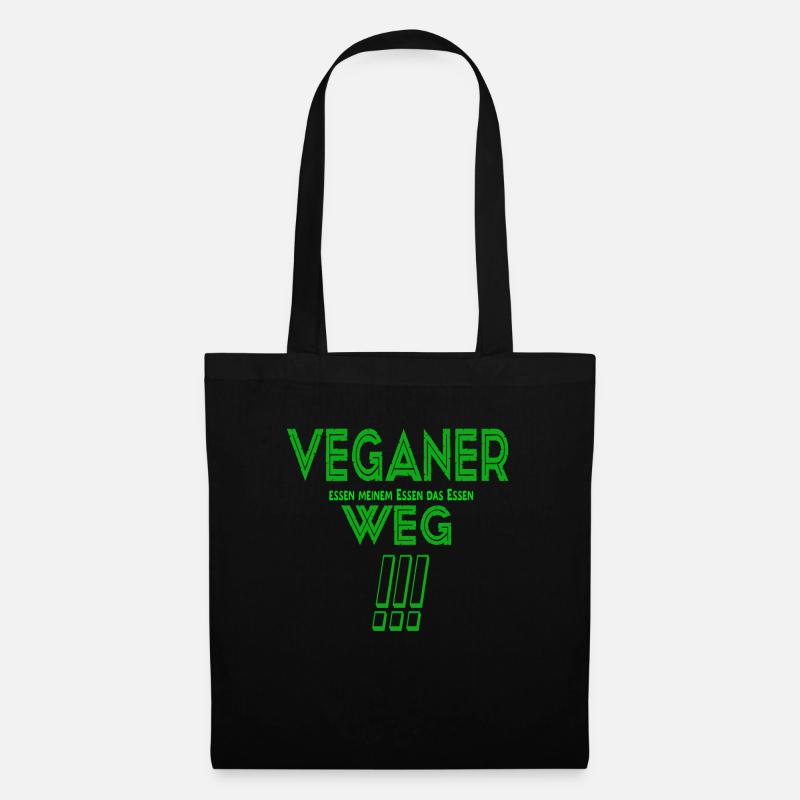 Veganer...WEG - Stoffbeutel - Schwarz