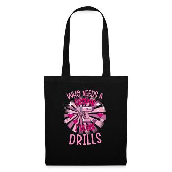 Diamond Painting Artist Needs Crown Got Diamond - Tote Bag - black - Front