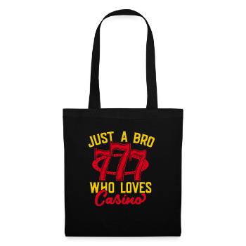 Fan de jeux d’argent juste un frère qui aime le casino - Sac en tissu - noir - Devant