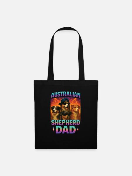 Australischer Schäferhund - Stoffbeutel - Schwarz