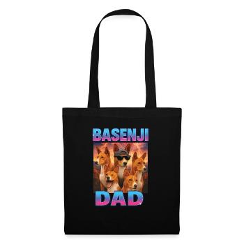 Basenji - Stoffbeutel - Schwarz - Vorne