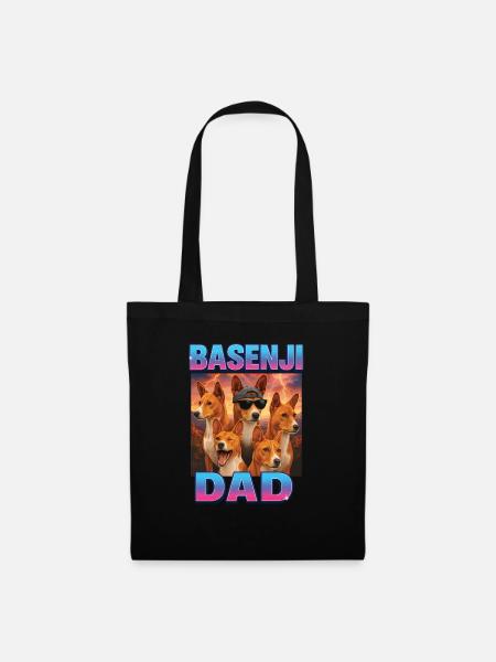 Basenji - Stoffbeutel - Schwarz