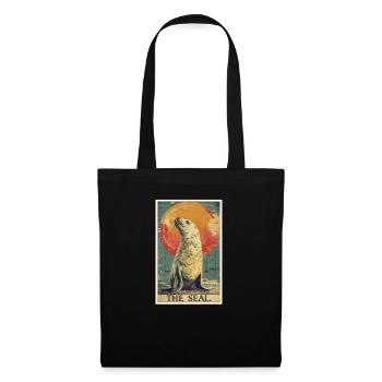 Joints, Phoque - Sac en tissu - noir - Devant