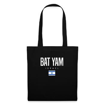 Bat Yam Israel - Stoffbeutel - Schwarz - Vorne