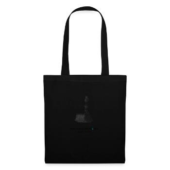 Phare de La Canée 1864 coordonnées Vintage Graphic - Sac en tissu - noir - Devant