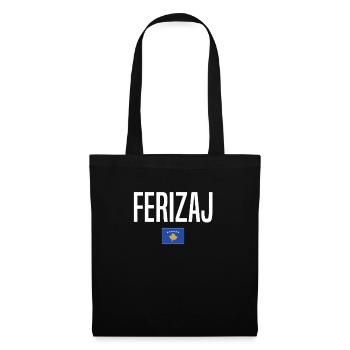 Ferizaj, Kosovo - Sac en tissu - noir - Devant