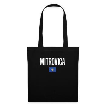 Mitrovica, Kosovo - Sac en tissu - noir - Devant