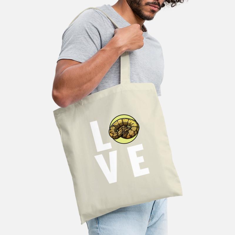 Ball Python King Python King Python Tote Bag