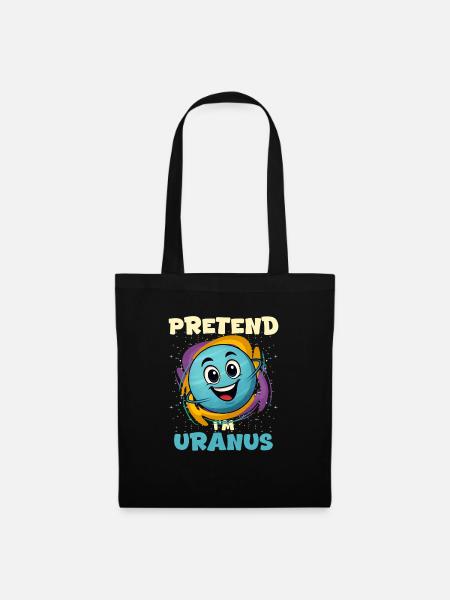 Uranus - Stoffbeutel - Schwarz