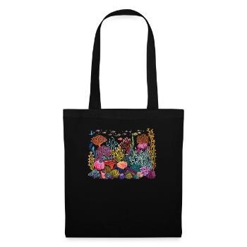 Aquarium Aquarist Coral Fragging - Tote Bag - black - Front