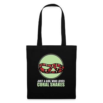 Coral snakes Coral snake - Tote Bag - black - Front