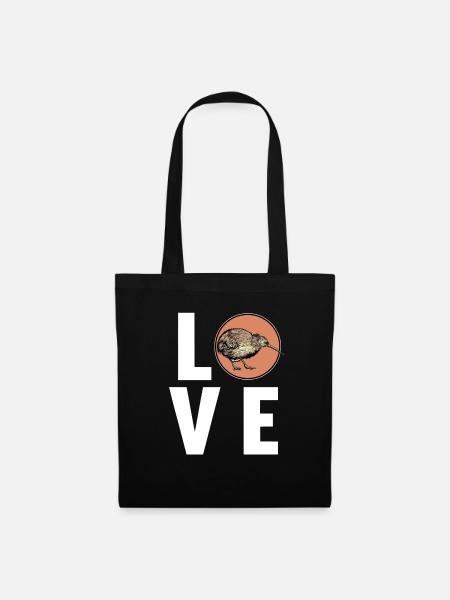 Kiwis Kiwi - Stoffbeutel - Schwarz