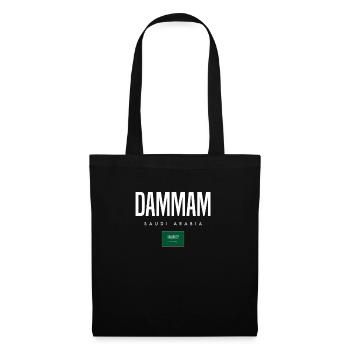 Dammam, Arabie saoudite - Sac en tissu - noir - Devant