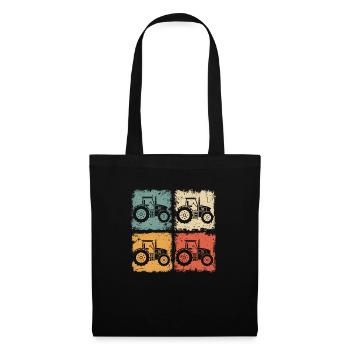 Tractor Driving For The Farmer Farmer Farm - Tote Bag - black - Front