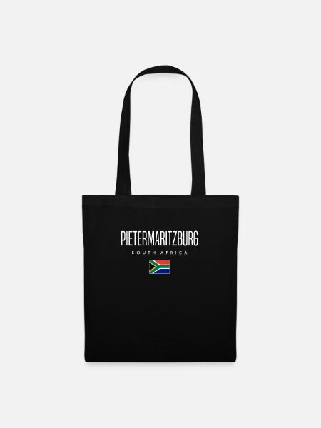 Pietermaritzburg Südafrika - Stoffbeutel - Schwarz