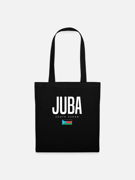 Juba Südsudan - Stoffbeutel - Schwarz