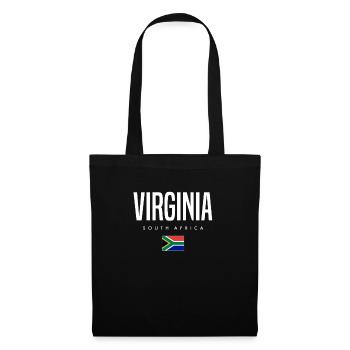 Virginia Südafrika - Stoffbeutel - Schwarz - Vorne