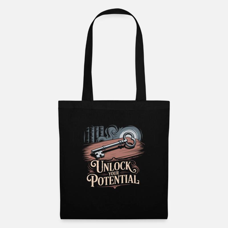 UNLOCK YOUR POTENTIAL - Tote Bag - black