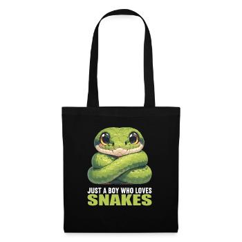 Serpents Serpent - Sac en tissu - noir - Devant