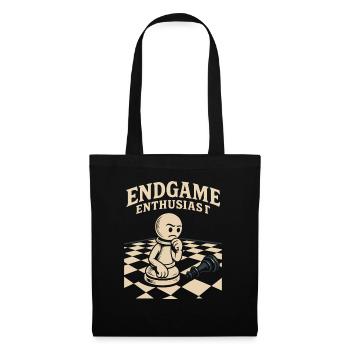 Endgame Enthusiast Chess Player Board Game - Tote Bag - black - Front