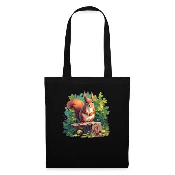 Squirrel - Tote Bag - black - Front