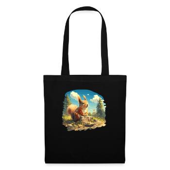 Squirrel - Tote Bag - black - Front